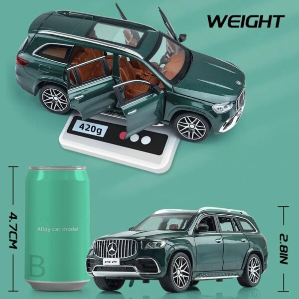Simulation Model of Mercedes-Benz GLS AMG G63 1/24 Alloy Die Casting Car - Image 3