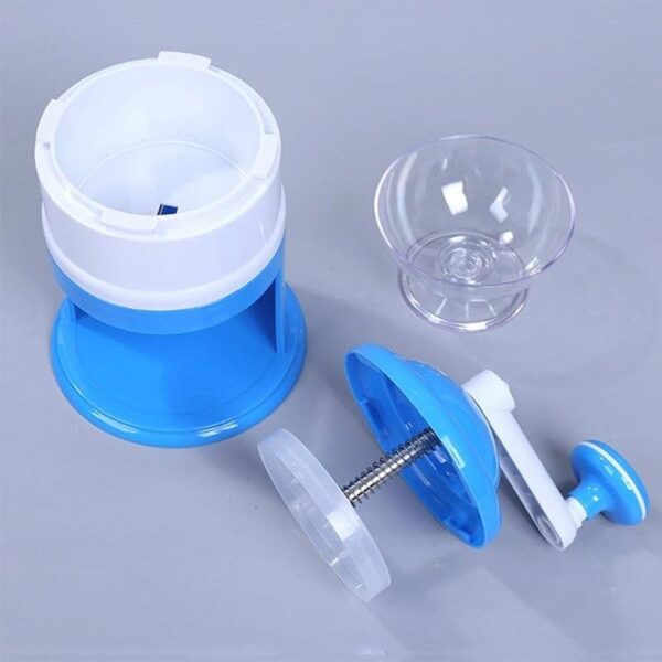 Ice Breaker Hand Crank Kitchen Tool Ice Crusher Snow Cone Maker Machine - Image 6