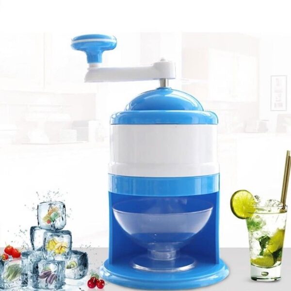 Ice Breaker Hand Crank Kitchen Tool Ice Crusher Snow Cone Maker Machine - Image 5