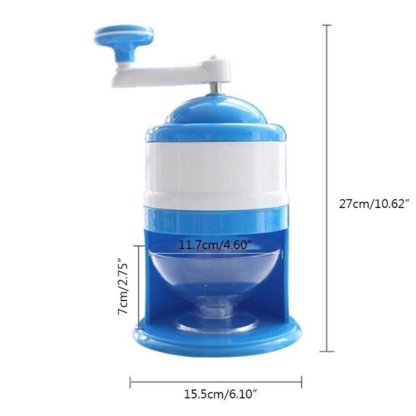 Ice Breaker Hand Crank Kitchen Tool Ice Crusher Snow Cone Maker Machine - Image 3