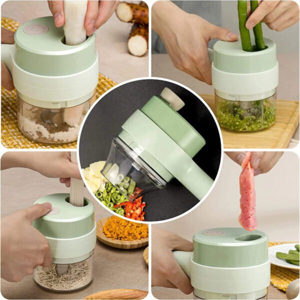 Multi-Functional 4 In 1 Electric Handheld Cooking Hammer Food Chopper - Image 4