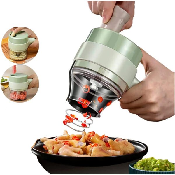 2 In 1 Multi-Functional Electric Handheld Cooking Hammer Food Chopper - Image 6