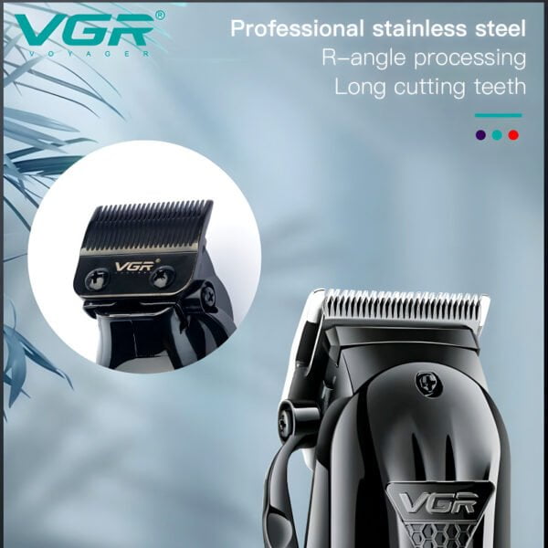 VGR V-282 Professional Rechargeable Cordless Hair Clipper For Men - Image 6