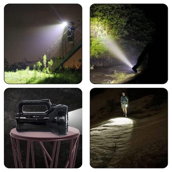 Rechargeable Bright LED Flashlight Torch 75W High Powered Searchlight Built-In Battery - Image 8