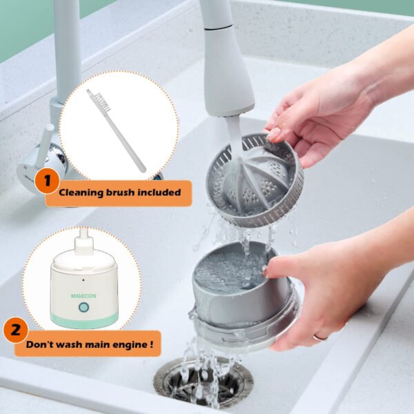 Automatic Household Electric Citrus Juicer With USB & Cleaning Brush - Image 4