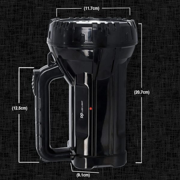Rechargeable Bright LED Flashlight Torch 75W High Powered Searchlight Built-In Battery - Image 3