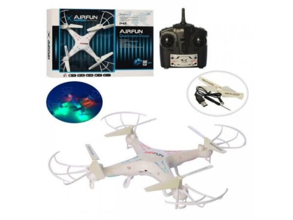 Air Fun AF960 Drone White Quadcopter 360 ° Function 3d 6 Axis Gyroscope Drone - Image 8