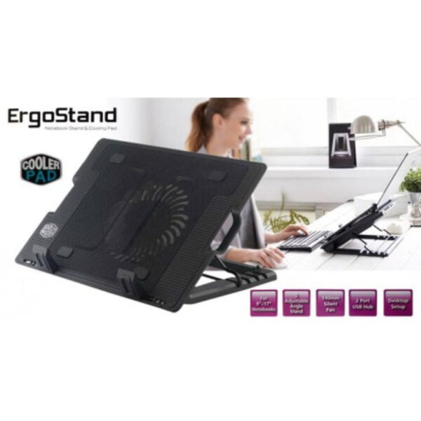 Best Adjustable Design Notebook Cooling Partner With 2 Usb Ports - Image 5