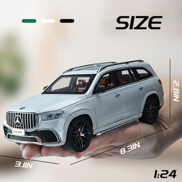 Simulation Model of Mercedes-Benz GLS AMG G63 1/24 Alloy Die Casting Car - Image 6
