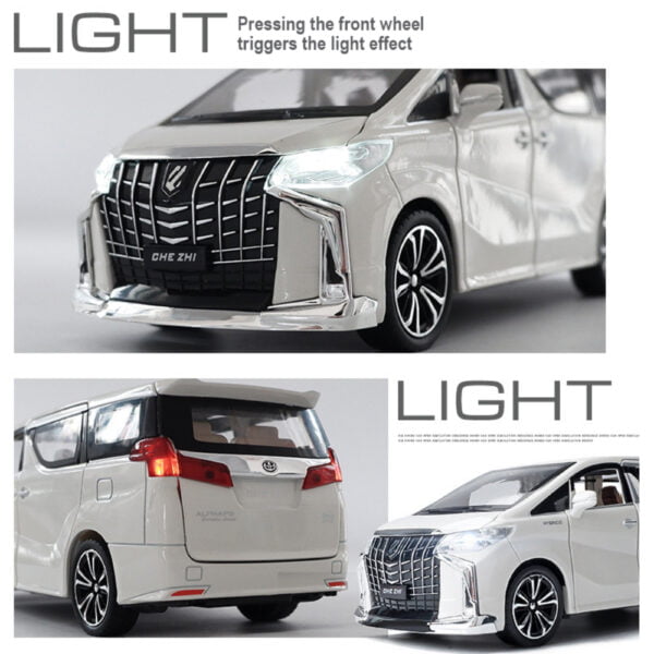 Dynamic Drive Explorer Alphard Feature-Packed Die-Cast Metal Model Car With Light And Sound - Image 5