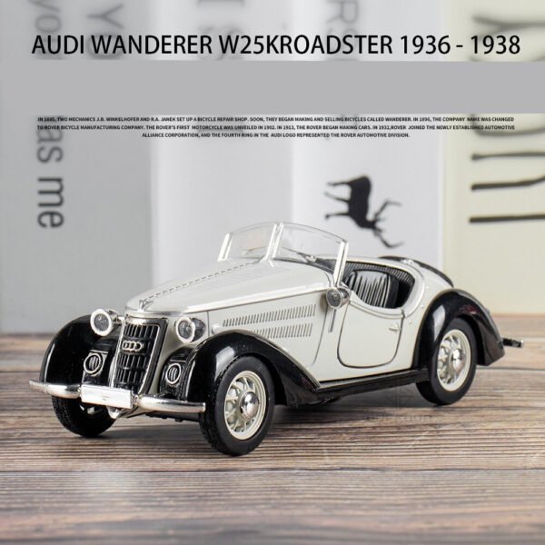 1:36 Interactive Design Audi Wanderer W25k Die-Cast Model Alloy Car With Light - Image 7