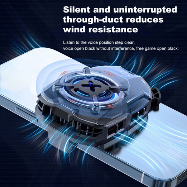 DL-16 27W Mobile Cooling Fan With Digital Display, Three Gears Freezing Modes, AI Frequency Conversion - Image 5