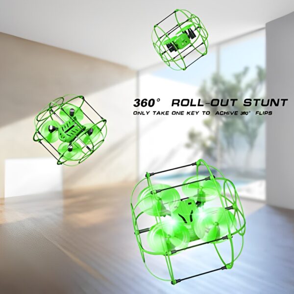 2.4G Four-Axis Dual-Mode 6 Channels Mini Remote Control Quadcopter Drone Toy - Image 5