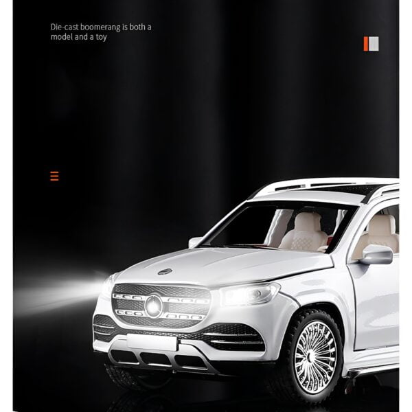 Mercedes-Benz GLS 580 SUV 1/24 Alloy Model Die-Cast Car Toy - Image 2