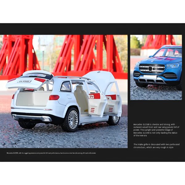 Mercedes-Benz GLS 580 SUV 1/24 Alloy Model Die-Cast Car Toy - Image 6