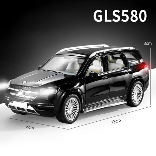 Mercedes-Benz GLS 580 SUV 1/24 Alloy Model Die-Cast Car Toy - Image 8