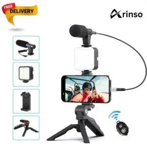 VLOGGING Kit Tripod Shoot Video Ay-49 Video Making Vlogging Kit Tripod price in Pakistan | Arinso