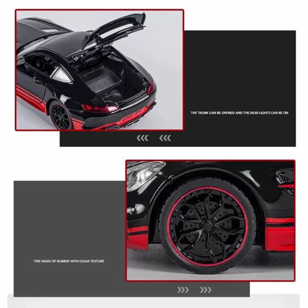 Mercedes Benz AMG GT High Simulation Die-Cast Alloy Model Sports Car - Image 5