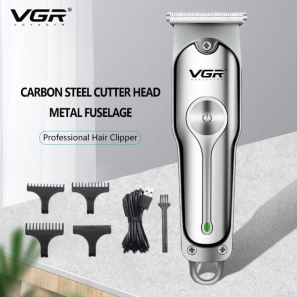 Voyager V-071 Professional Hair Trimmer With Precision T-Blade And Turbo Function - Image 4