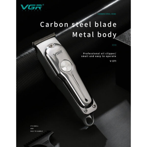 Voyager V-071 Professional Hair Trimmer With Precision T-Blade And Turbo Function - Image 5