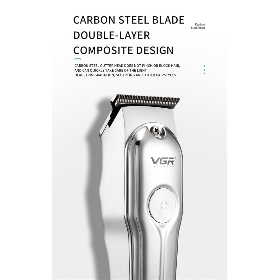 Voyager V-071 Professional Hair Trimmer With Precision T-Blade And Turbo Function - Image 6
