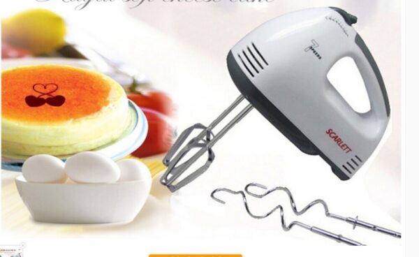 Electric Hand Mixer Machine With 7 Speed Hand Held Food Beater - Image 2