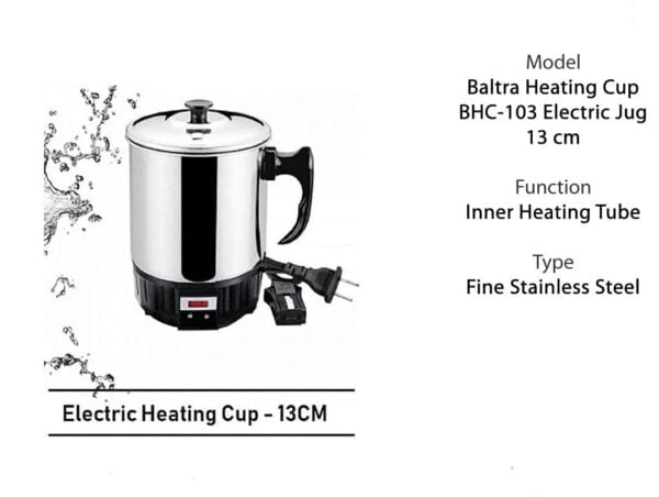 13cm High Quality Electric Heating Cup Kettle For Office Home - Image 3