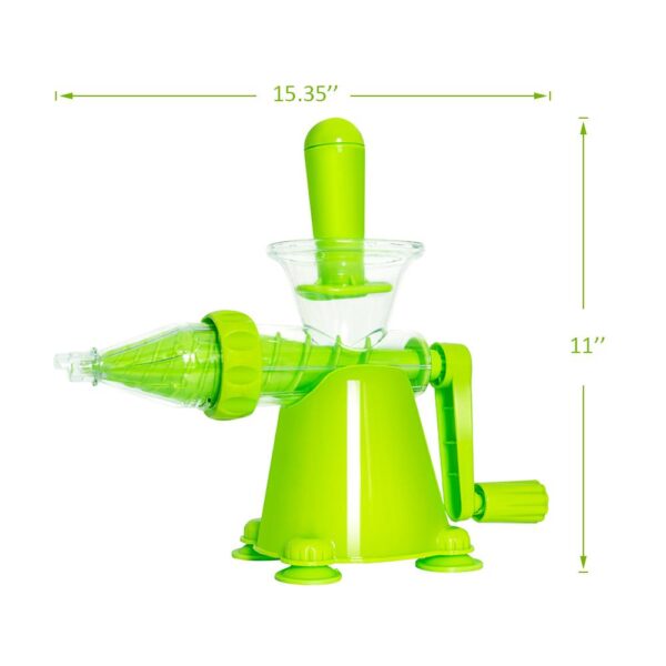 Multifunction Manual Hand Juicer Fruit Vegetable Extractor Portable DIY Kitchen Tools With Base - Image 3