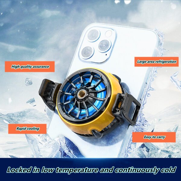 DLA6 Mobile Phone Radiator Semiconductor Backclip Cooling Fan - Image 2