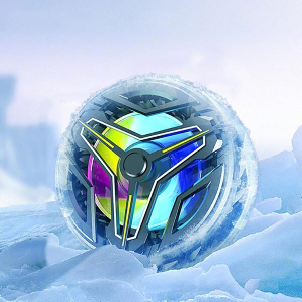 GT18 Magnetic Attraction Mobile Turbo Cooling Fan Cooler With Cool Rgb Lighting - Image 8