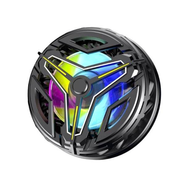 GT18 Magnetic Attraction Mobile Turbo Cooling Fan Cooler With Cool Rgb Lighting
