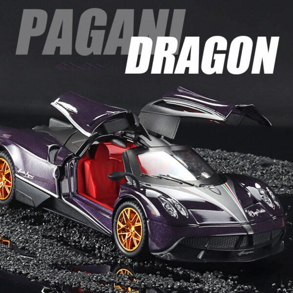 Pagani Huayra Alloy Sports Model Simulation Diecast Car - Image 7