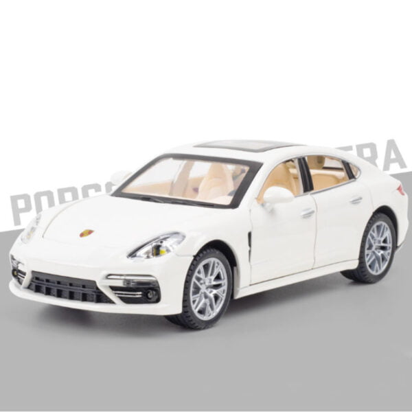 Panamera Alloy Model Diecasts Vehicles With Sound Light Pull Back Car - Image 3