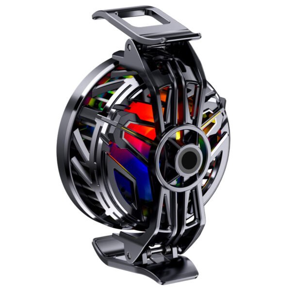 GT18 Magnetic Attraction Mobile Turbo Cooling Fan Cooler With Cool Rgb Lighting - Image 4