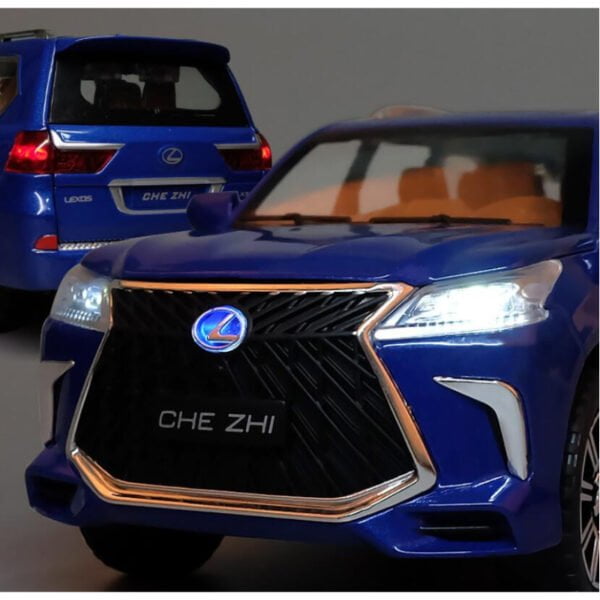 Lexus LX570 Alloy Pull Back Model Diecast Metal Vehicles with Sound Light & 6 Open Doors Car - Image 3