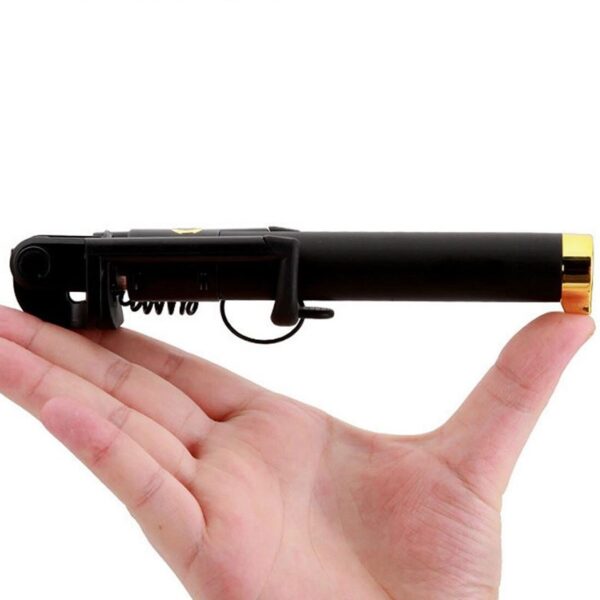 Folding Wired Selfie Stick Handheld Monopod Extendable Mini Mobile Phone Stick - Image 6