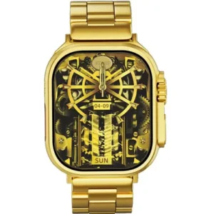 G9 Ultra Pro Series 8 Smart Watch Fendior American Gold Edition With 3 Extra Strap price in Pakistan | Arinso