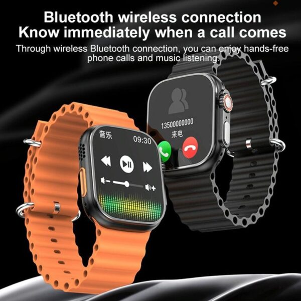T10/T900 Ultra 2.09" Smart Watch with Bluetooth Calling & Wireless Charging - Image 2