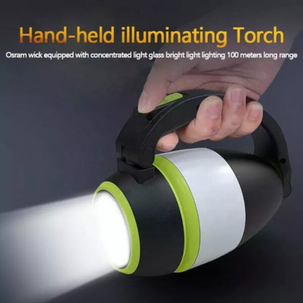 Multi-Functional Portable Rechargeable Camping Lantern With Flashlight And Power Bank - Image 5