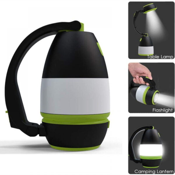Multi-Functional Portable Rechargeable Camping Lantern With Flashlight And Power Bank - Image 6