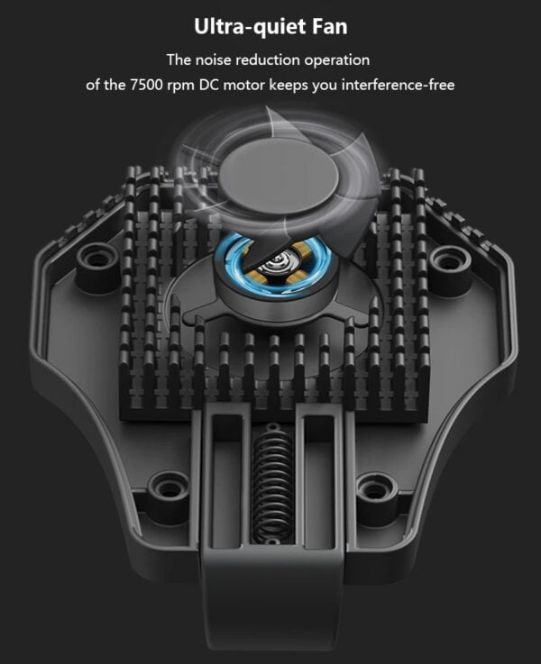 MEMO DL01 No Noise Mobile Phone Radiator Phone Cooling Fan For Gaming - Image 3