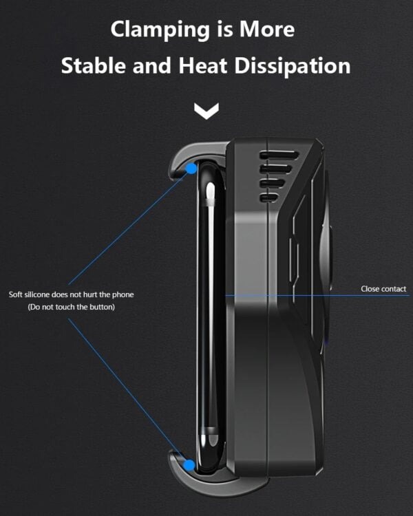 MEMO DL01 No Noise Mobile Phone Radiator Phone Cooling Fan For Gaming - Image 4