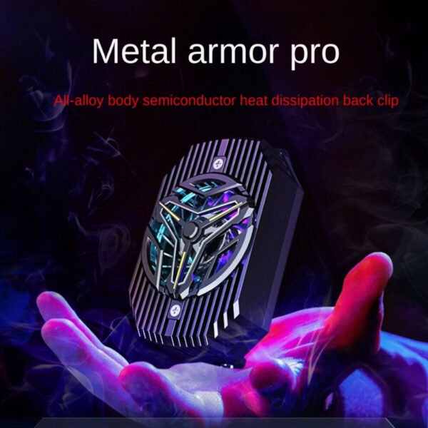 Mobile Cooler GT16 Turbo Cooling Alloy Material Silent Cooling Pure Metal Semiconductor - Image 2