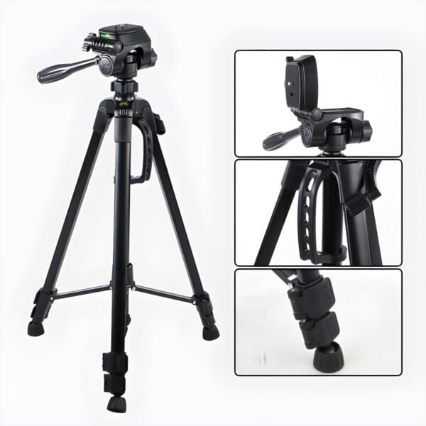 T-3520 Multi-Functional Professional Portable Tripod Stand For Mobile Phones, DSLR Cameras And Video Camcorders - Image 5