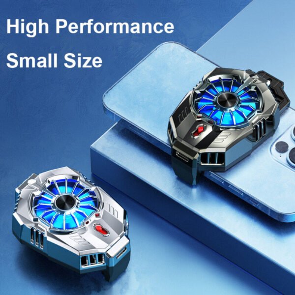 X20 Phone Cooler Air Cooler Fan For Mobile Phone Fast Cooling RGB Cooling Pad For Smartphone - Image 2
