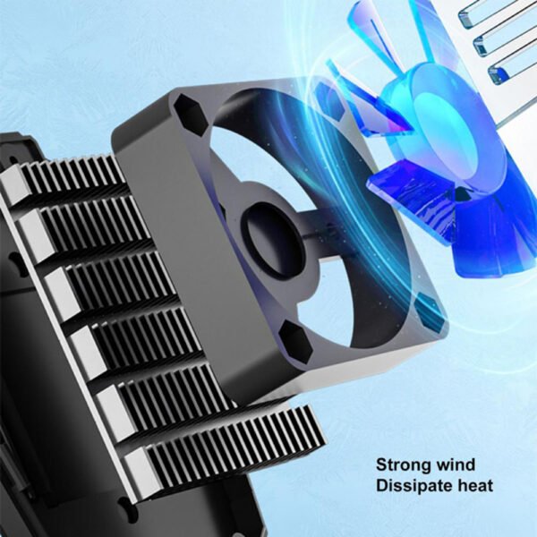 X20 Phone Cooler Air Cooler Fan For Mobile Phone Fast Cooling RGB Cooling Pad For Smartphone - Image 6