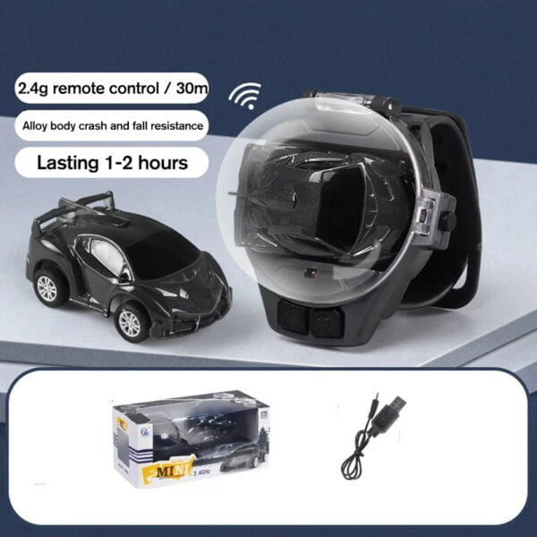 2.4GHz Remote Control Car Watch Mini Wrist Band Vehicle - Image 4