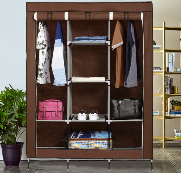 3 Layer Storage Wardrobe Model 88130 Shelf Rack Fancy And Foldable - Image 7