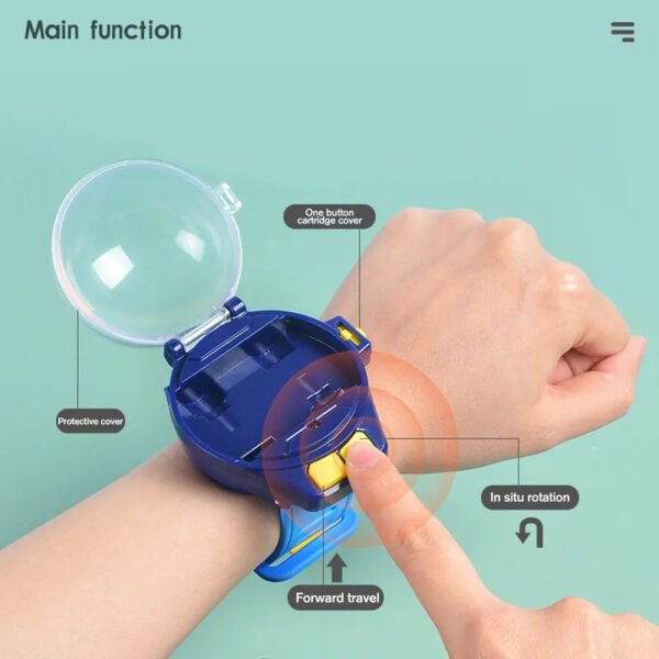 2.4GHz Remote Control Car Watch Mini Wrist Band Vehicle - Image 2