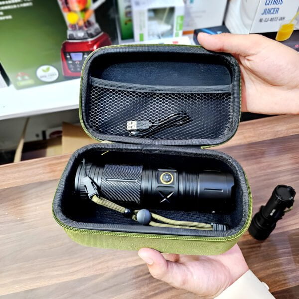 Ruilang P90 Long Range USB Rechargeable LED Torch - Image 3